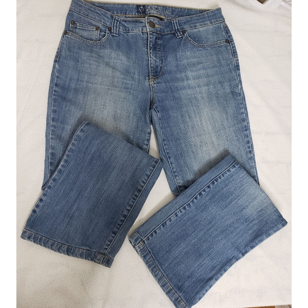 AK Anne Klein Sopisticate Modern Boot Jeans sz 8. - Picture 4 of 8